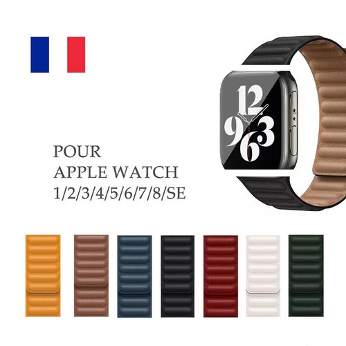 Bracelet cuir pour apple - pour,
